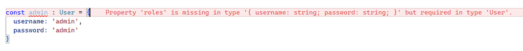 Error compilers missing properties